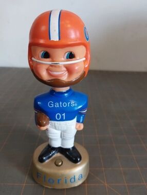 UF Gators University Bobblehead Collection Classic Design Vintage Orange Blue